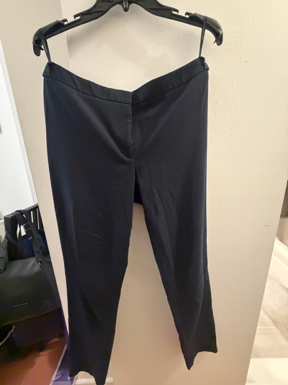 Calvin Klein Navy Slim Straight Dress Pants